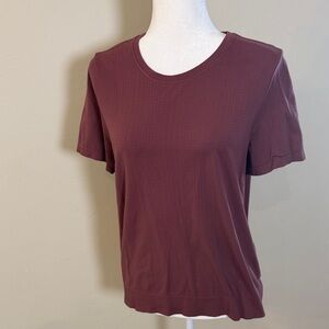 ATHLETA Women's Large Short Sleeve Shirt